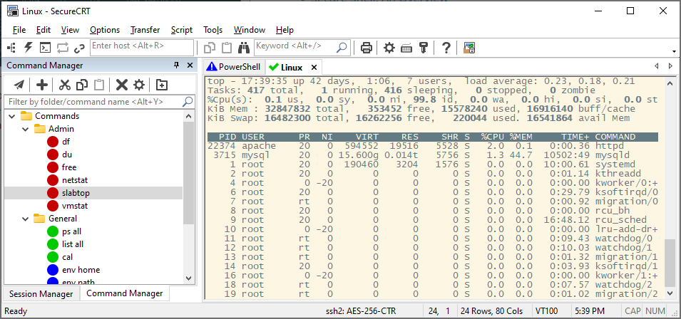 SecureCRT 命令管理器